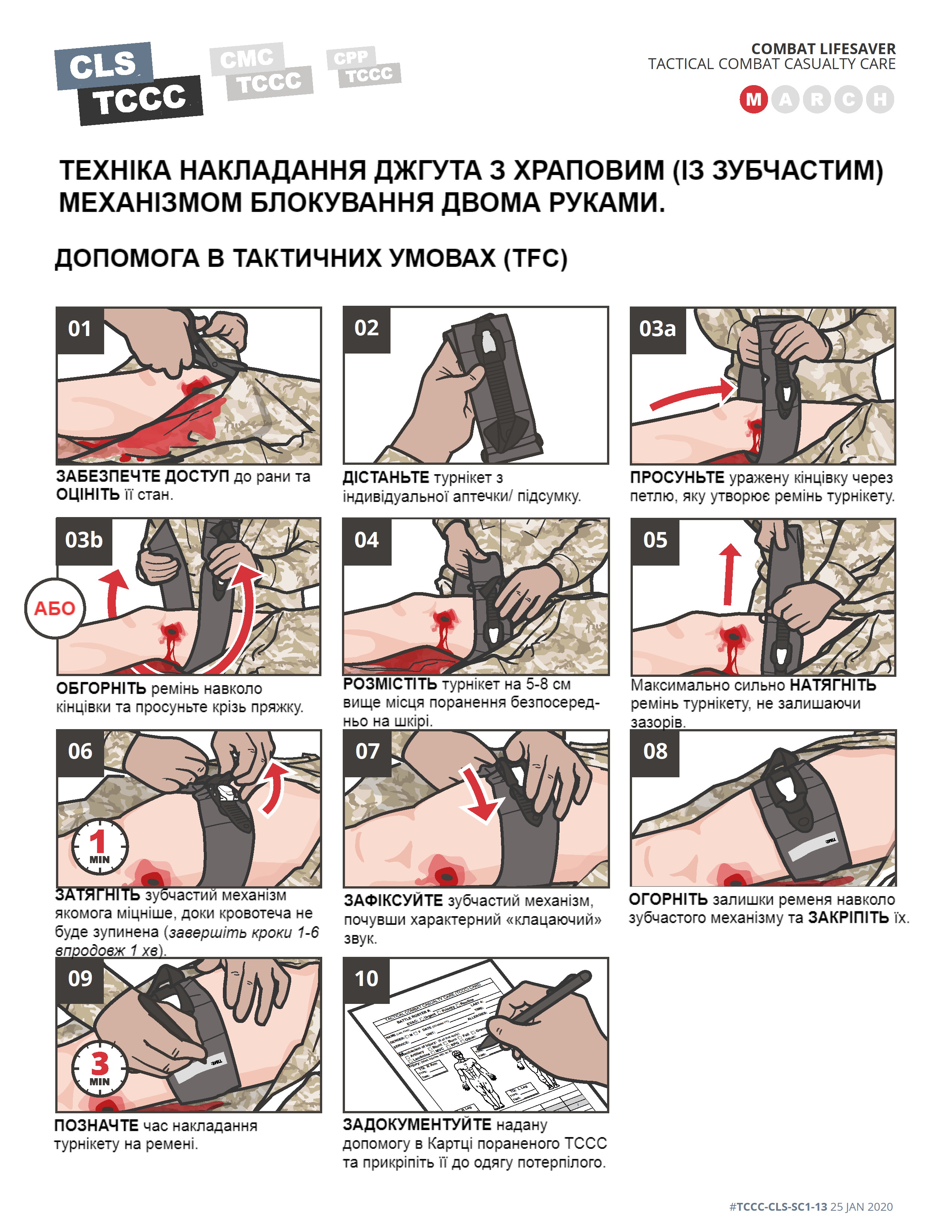 TCCC Українською Тактичне укриття контроль складних кровотеч - 0001