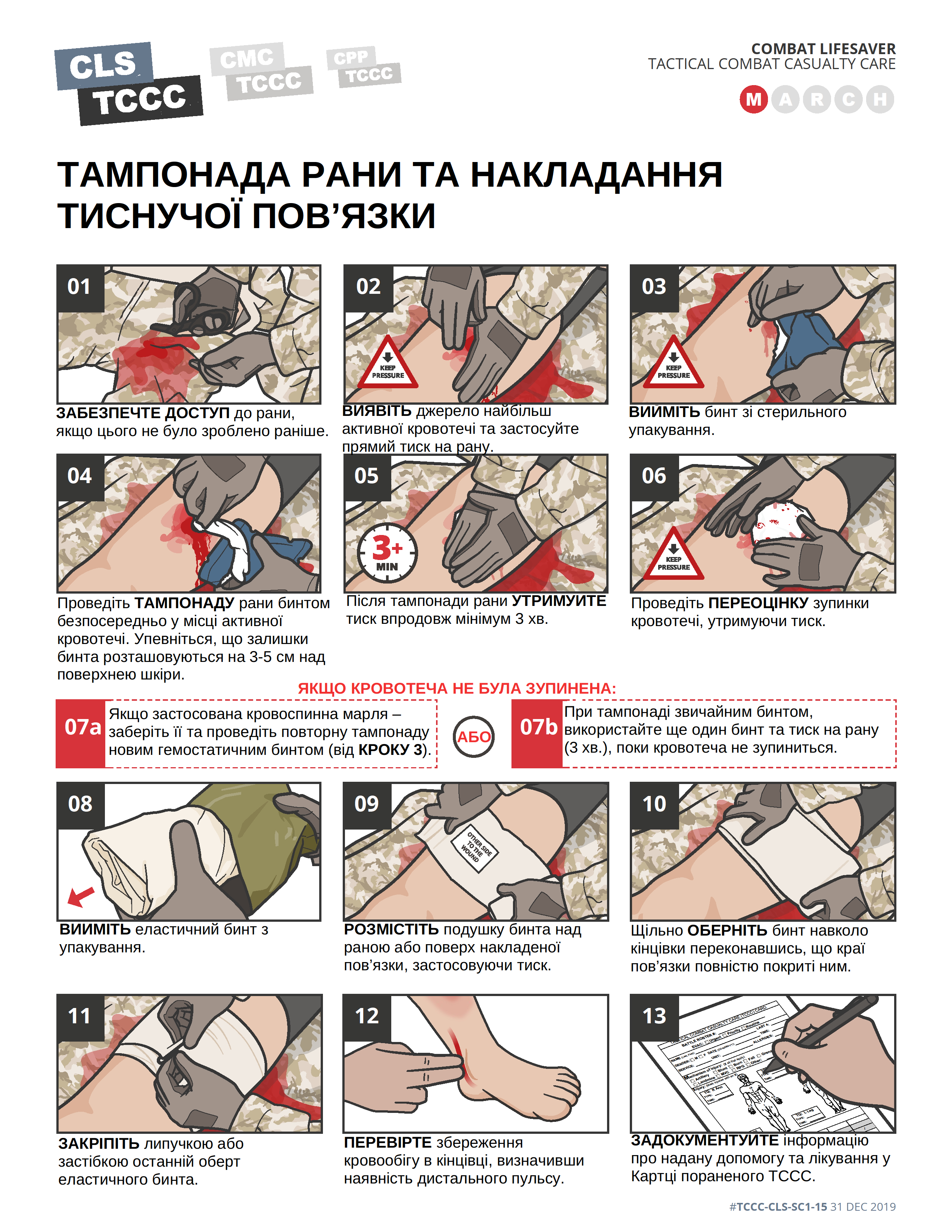 TCCC Українською Тактичне укриття контроль складних кровотеч - 0003